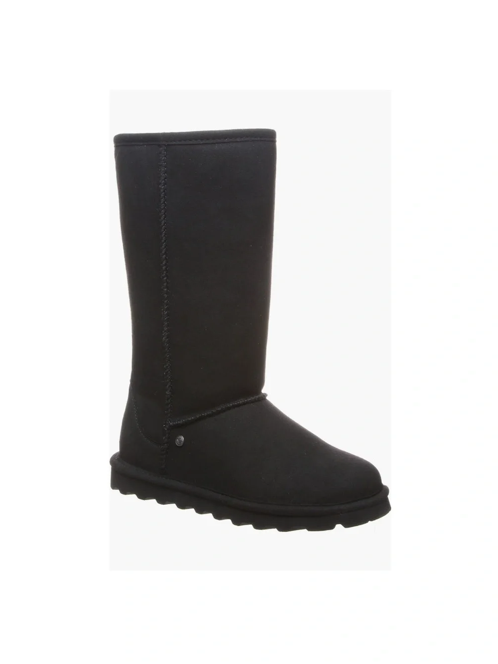 BearPaw Elle Tall Vegan Faux Fur Lined Boot Black 2 Women’s Size 6 Medium Calf